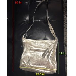 Large Metallic Coach Purse